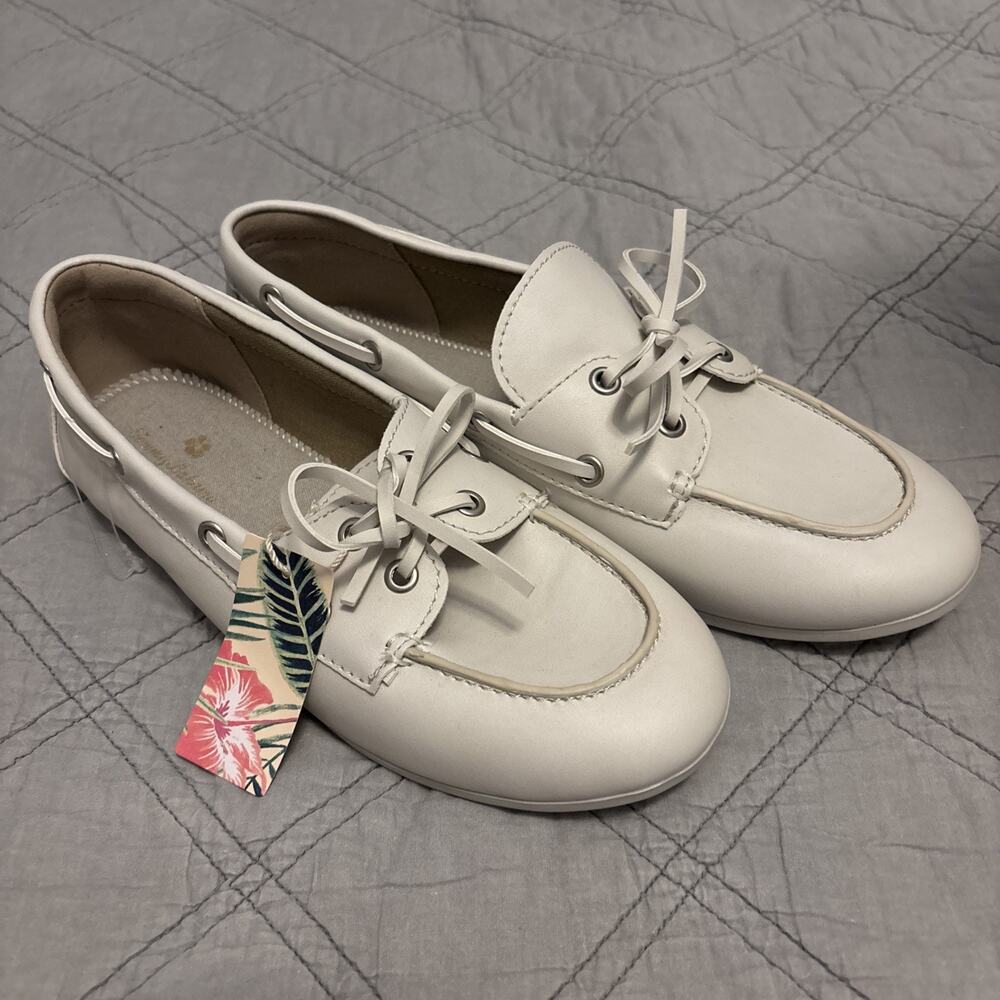 Tommy Bahama Seafarer‎ Docksider Boat Shoe 9.5 M NWT Preppy Nautical Comfort